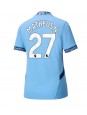 Manchester City Matheus Nunes #27 Hjemmedrakt Dame 2024-25 Korte ermer